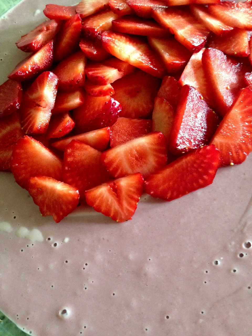 dairy free strawberry cheesecake