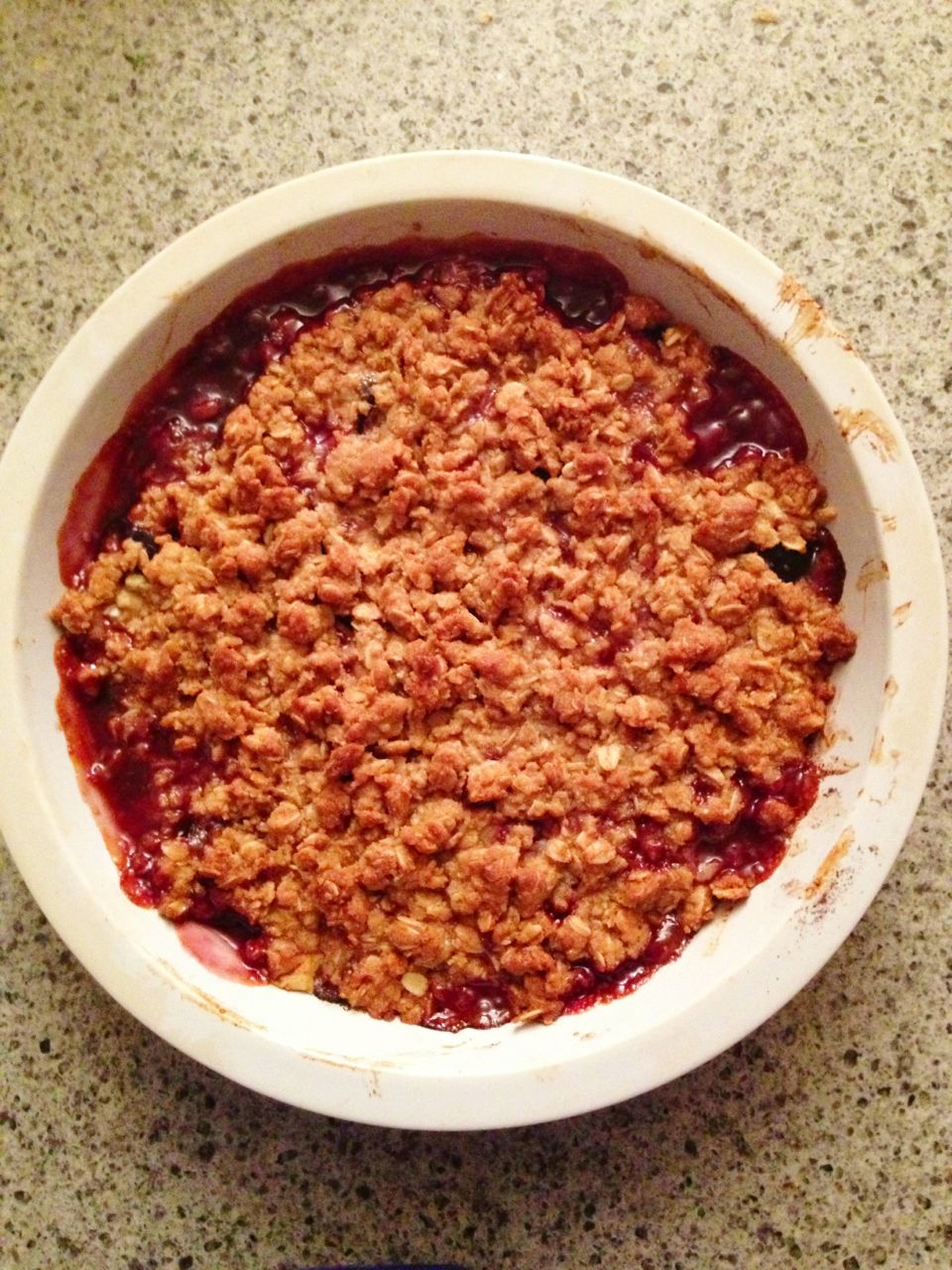 fig and gorgonzola crisp