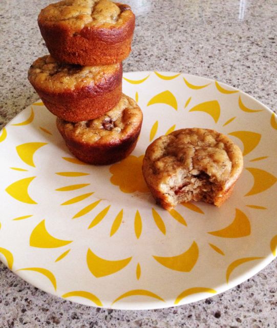 banana bread muffins gluten free