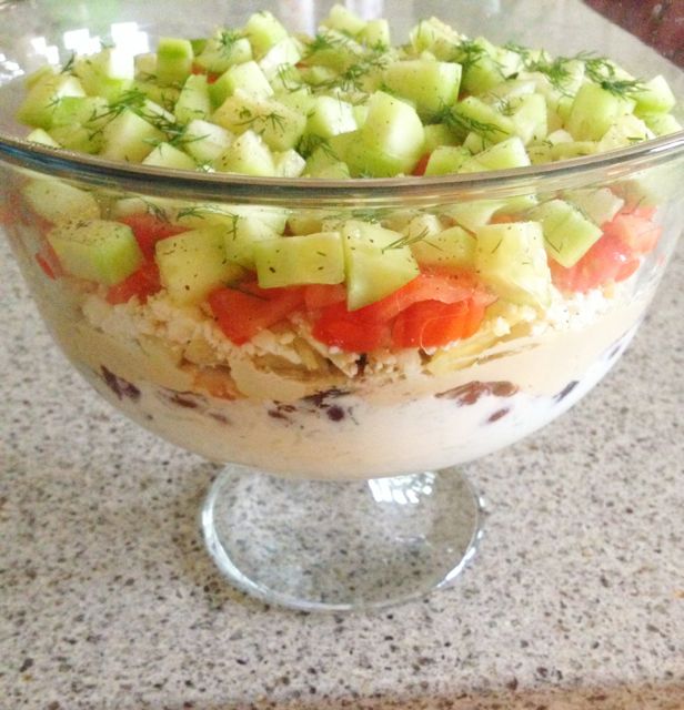 Layered Greek Dip Recipe Layered Greek Dip Recipe