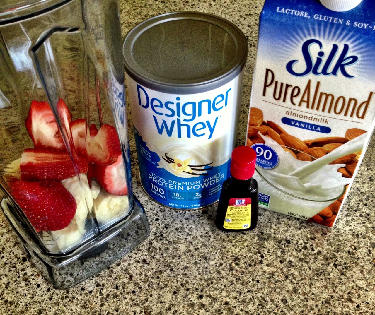 Coconut Strawberry Banana Smoothie Ingredients