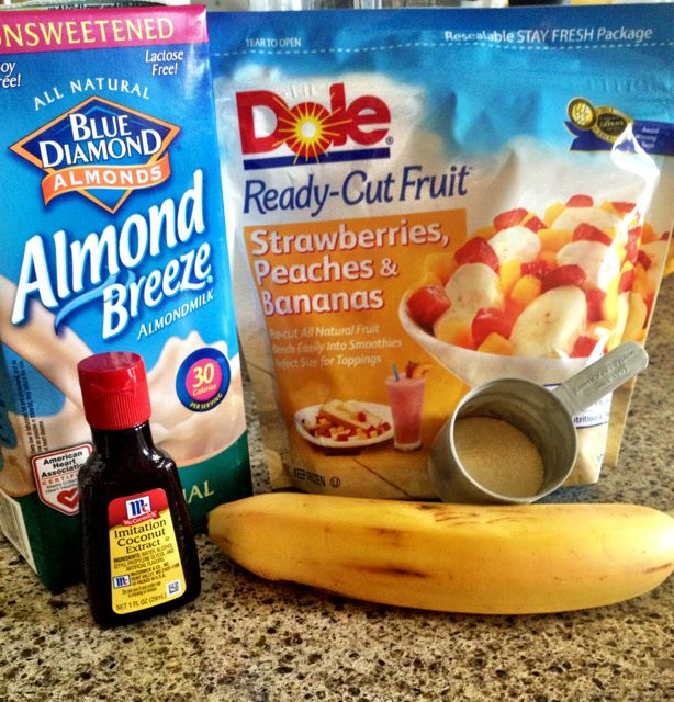 tropical banana smoothie ingredients 